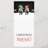 Menu Festive Fox Cubs (Voorkant)