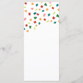 Menu Fiesta Engagement Party (Achterkant)