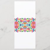 Menu Fiesta-partij (Achterkant)