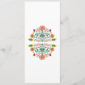 Menu Fiesta Party Mexican Wedding Limoen Reception (Achterkant)