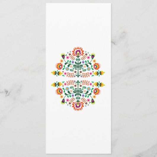 Menu Fiesta Party Mexican Wedding Limoen Reception (Achterkant)