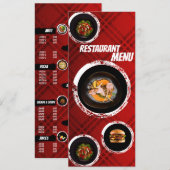 Menu Flat (Voorkant / Achterkant)