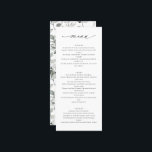 Menu Flat<br><div class="desc">Modern elegant huwelijksmenu met een eenvoudig,  stijlvol ontwerp in eucalyptus en gedempte tonen,  waardoor het ideaal is voor een verfijnde,  minimalistische esthetiek</div>