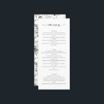 Menu Flat<br><div class="desc">Modern elegant huwelijksmenu met een eenvoudig,  stijlvol ontwerp in eucalyptus en gedempte tonen,  waardoor het ideaal is voor een verfijnde,  minimalistische esthetiek</div>