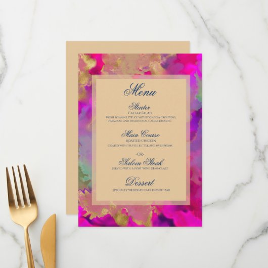 Menu Flat (Voorkant / Achterkant in situ)