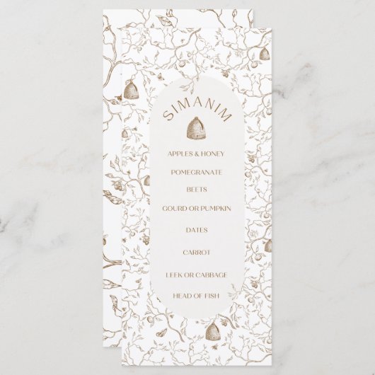 Menu Flat (Voorkant / Achterkant)