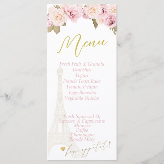 Menu Flat (Voorkant)