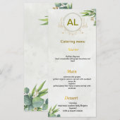 Menu Flat (Voorkant / Achterkant)