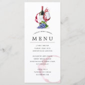 Menu Fles & Red Wine Style (Voorkant)