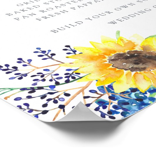 Menu Flowerfields Poster (Hoek)