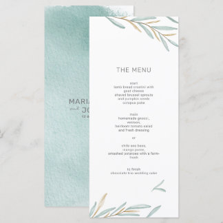 Menu Foliage Modern