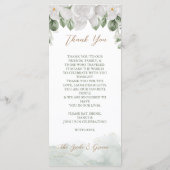 Menu Formele bruiloft met Creditcard inbegrepen (Achterkant)