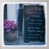 Menu Frans-alkbordmenu Poster (Voorkant)