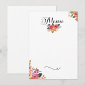 Menu Gala Kaart (Voorkant / Achterkant)