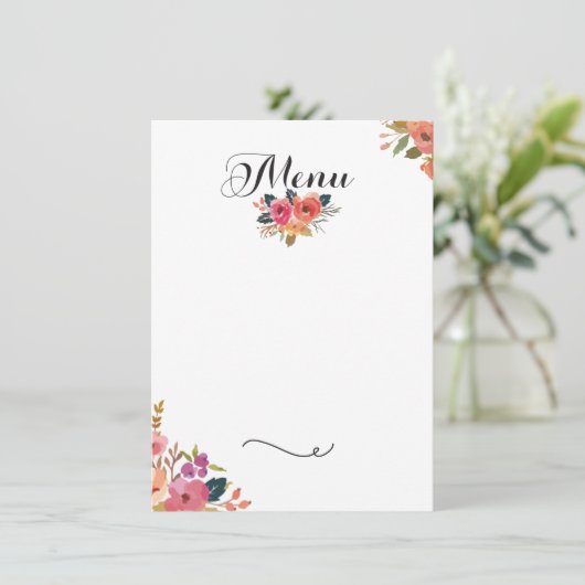 Menu Gala Kaart (Staand voorkant)