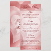 Menu Gelaagde rode harten (Voorkant / Achterkant)