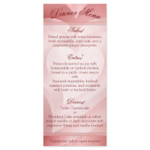 Menu Gelaagde rode harten