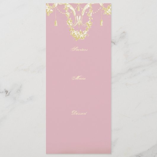 Menu Georgiana (Pony Pink) (Achterkant)