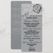 Menu Glitter, Roos, diamanten en weduwen (Voorkant / Achterkant)