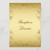 Menu Gold Dinner (Voorkant)