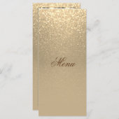Menu Gold Glitter (Voorkant / Achterkant)