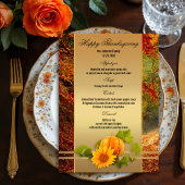 Menu Gold Herfst Thanksgiving