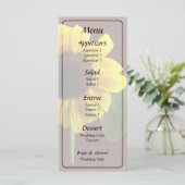 Menu Golden Sunflower Wedding (Staand voorkant)
