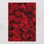 Menu Gothic Roos Wedding (Achterkant)