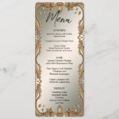 Menu Goud  Lijst (Voorkant)