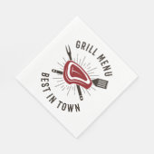 Menu Grill Best in Town Servet (Hoek)