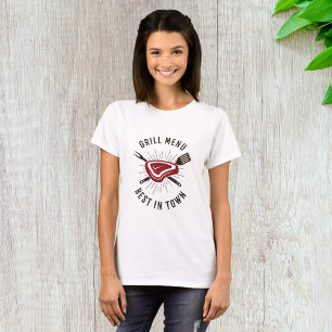 Menu Grill Best in Town T-shirt