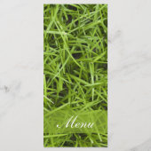 Menu Groene grass Backyard Wedding (Achterkant)