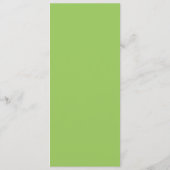 Menu Groene Modern Deco Wedding (Achterkant)