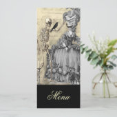 Menu Halloween Masquerade Ball (Staand voorkant)