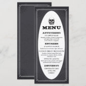 Menu Halloween Party (Voorkant / Achterkant)