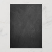 Menu Hanging Heart Tree Chalkboard Weddenschap (Achterkant)