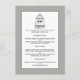 Menu  hartslag bruiloft