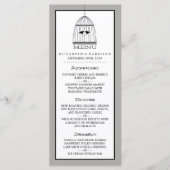 Menu hartslag bruiloft (Voorkant)