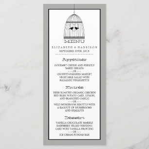 Menu hartslag bruiloft