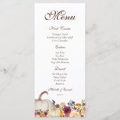 Menu herfst, Menu Thanksgiving, Menu Friendsgiving (Voorkant)