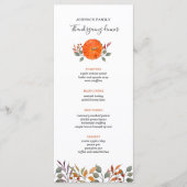 menu herfst-Thanksgiving pompoen (Voorkant)