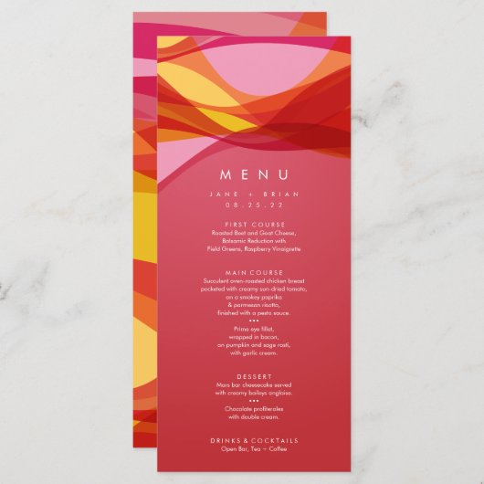 Menu | Hot Mama (Voorkant / Achterkant)