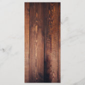 Menu Hout Rustisch Thankgiving (Achterkant)