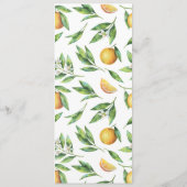 Menu Huisvesting L'Orangerie (Achterkant)