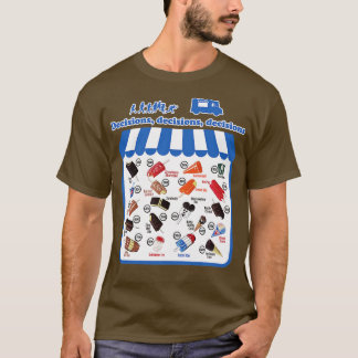 Menu Ice Cream Truck T-shirt