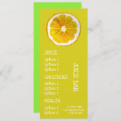 Menu Juice health drinken (Voorkant / Achterkant)