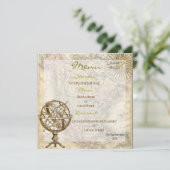 Menu  kaart (Staand voorkant)