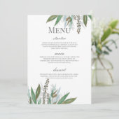 Menu Kaart (Staand voorkant)