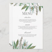 Menu Kaart (Voorkant / Achterkant)