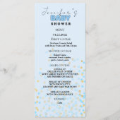 Menu kaart Blauwe Olifant (Voorkant)